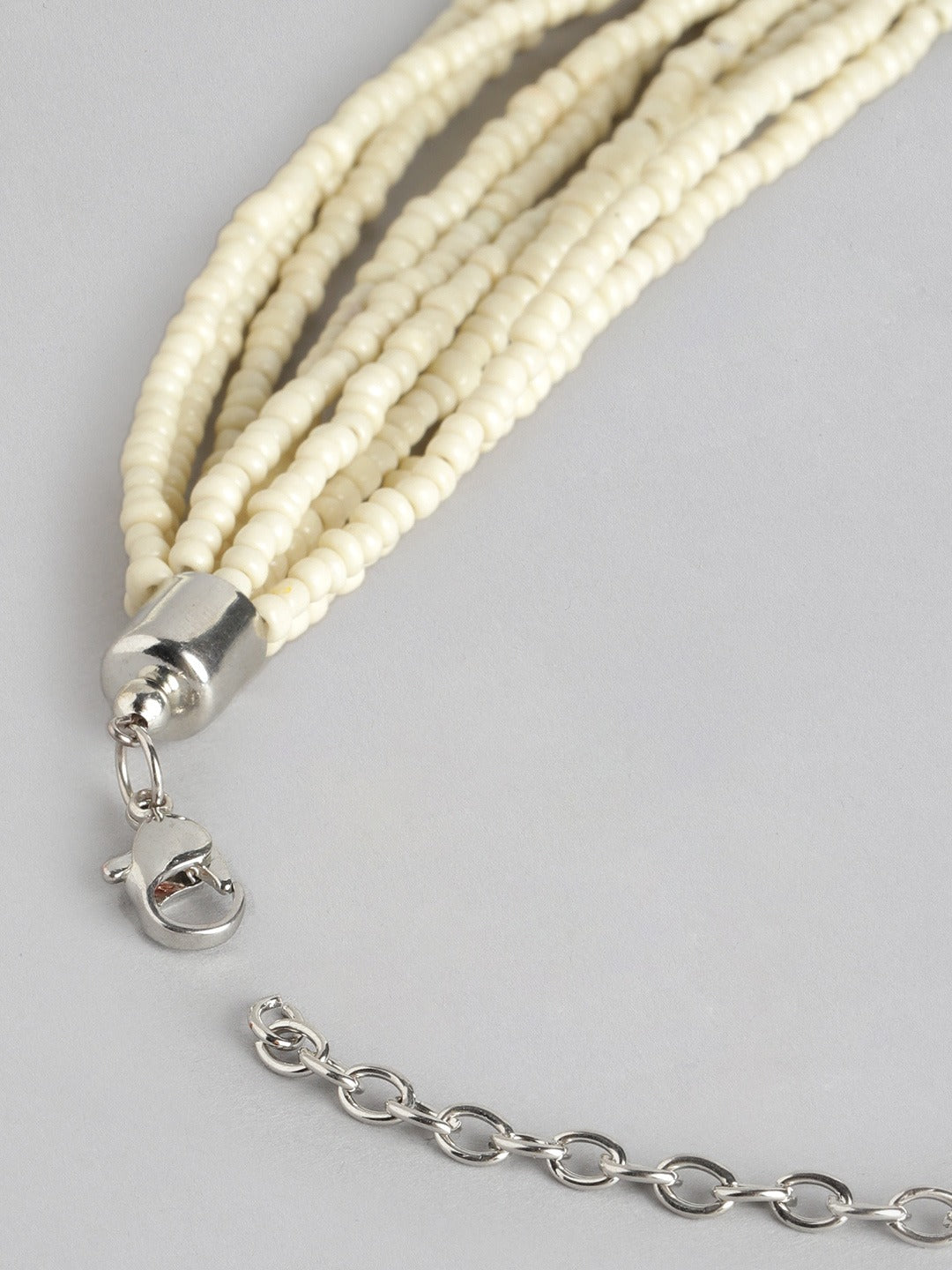 Silver-Plated Layered Necklace