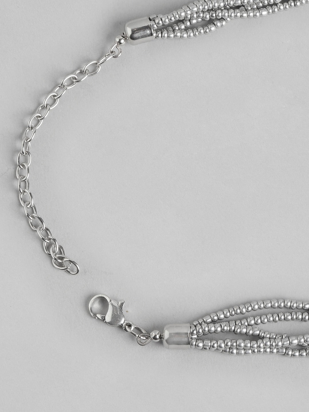 Silver-plated Layered Necklace