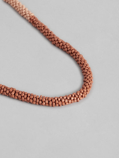 Layered Artificial Beads Necklace