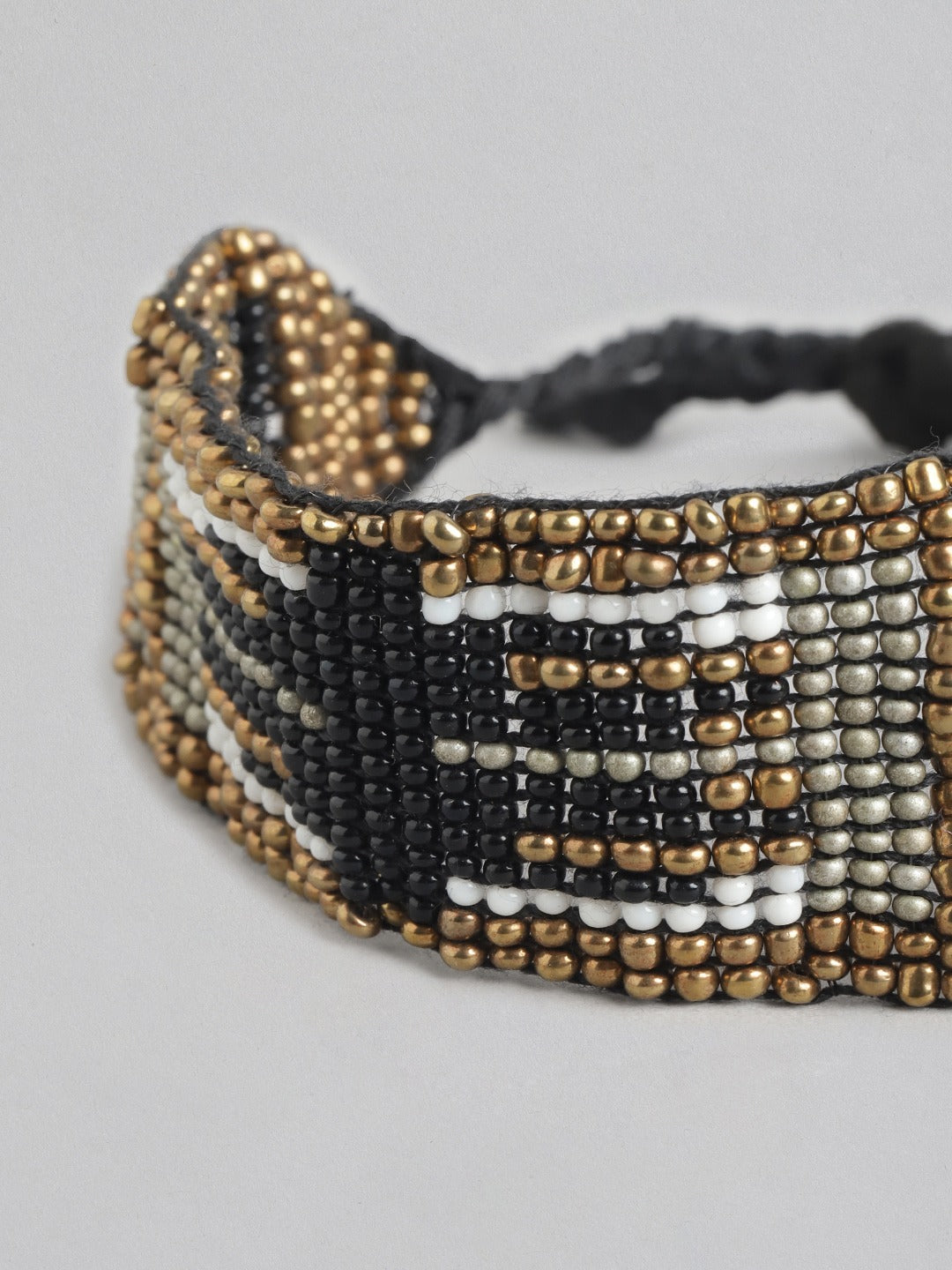 Women Artificial Beads Wraparound Bracelet