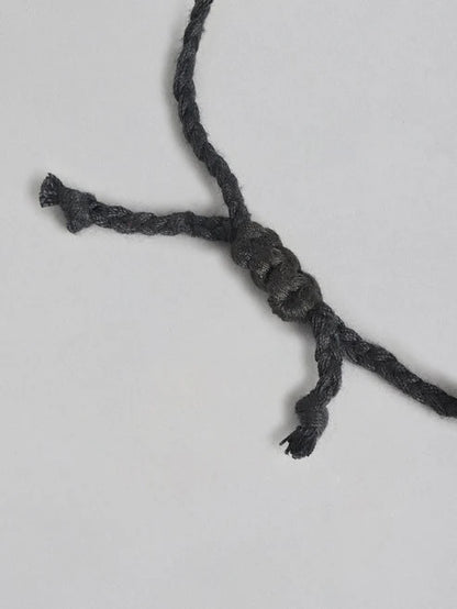 Women Gold-Toned & Black Multistrand Bracelet - Richeera