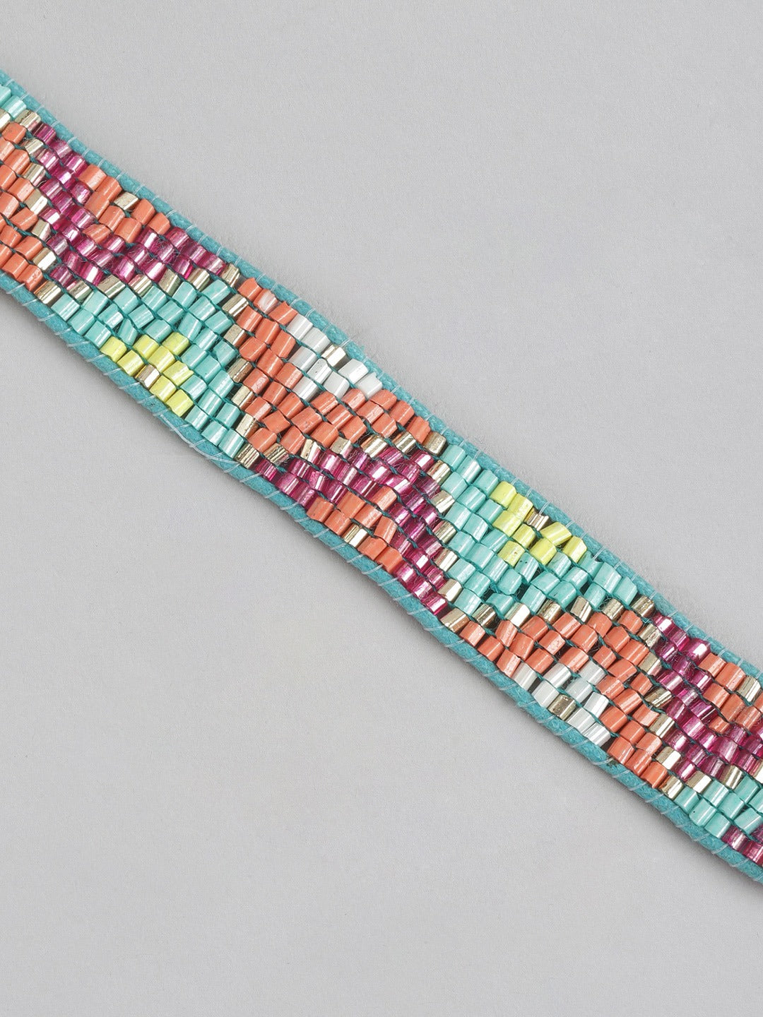 Women Artificial Beads Wraparound Bracelet