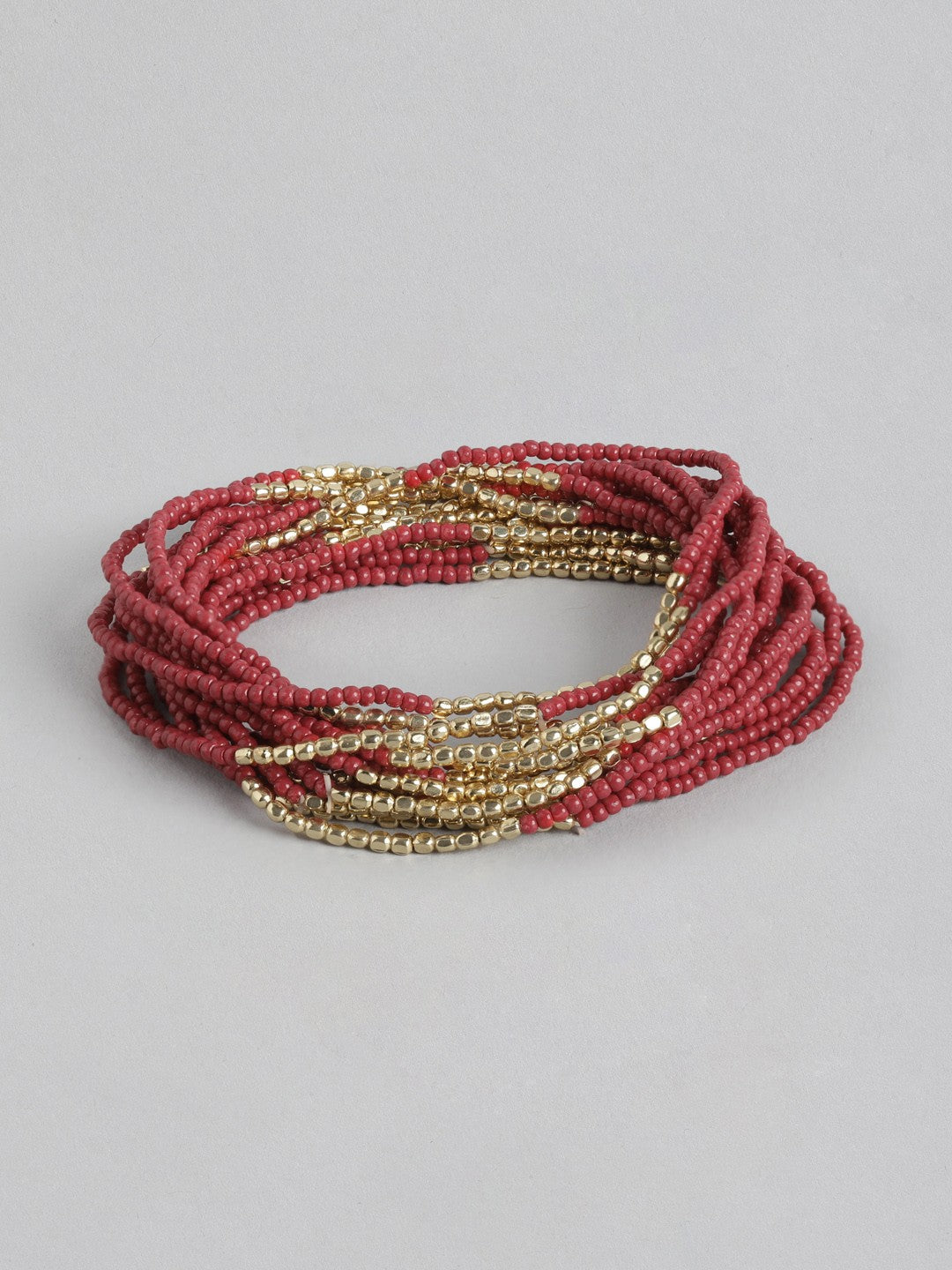 RICHEERA Women Gold-Plated Red Armlet Bracelet