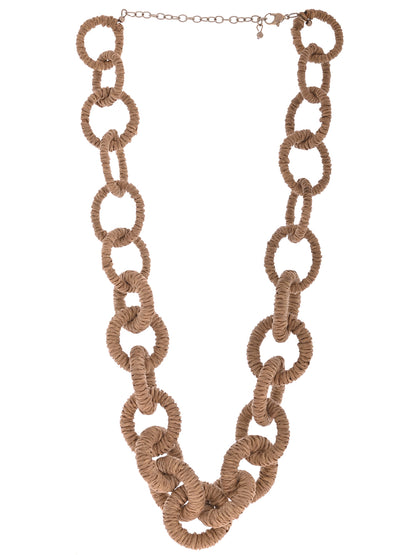 RICHEERA Grey Chain Link  Necklace