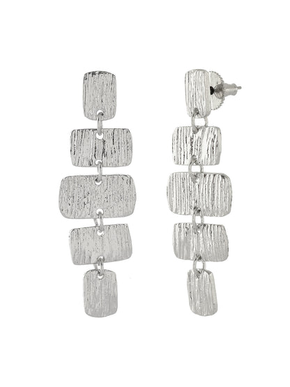 RICHEERA Siver plated  Contemporary Drop Earrings