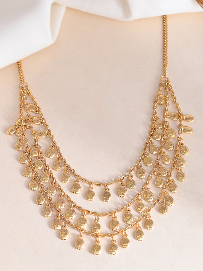 RICHEERA Gold-Plated Antique Necklace