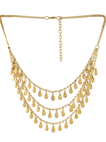 RICHEERA Gold-Plated Antique Necklace