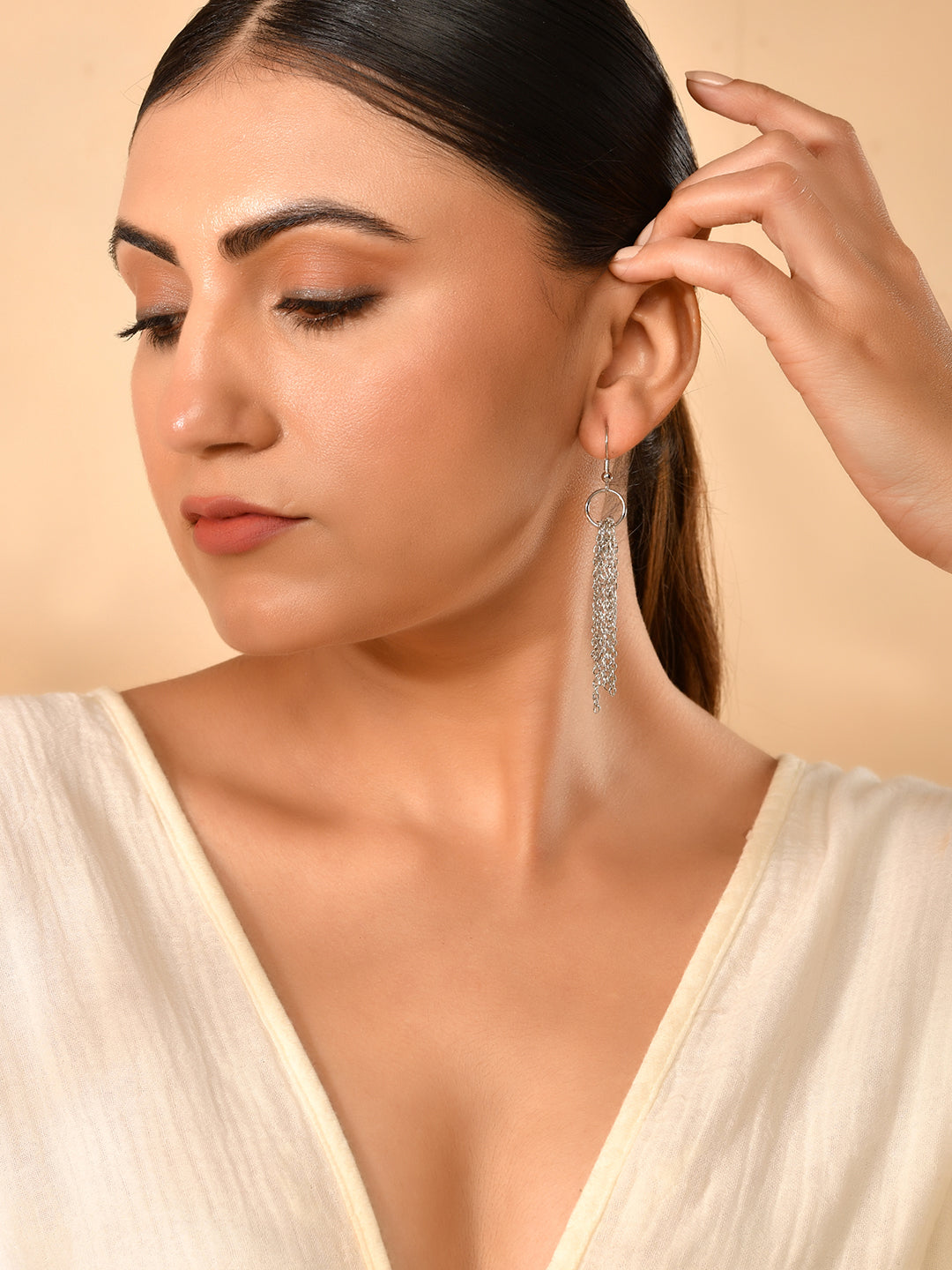 RICHEERA Contemporary Drop Earrings - Richeera