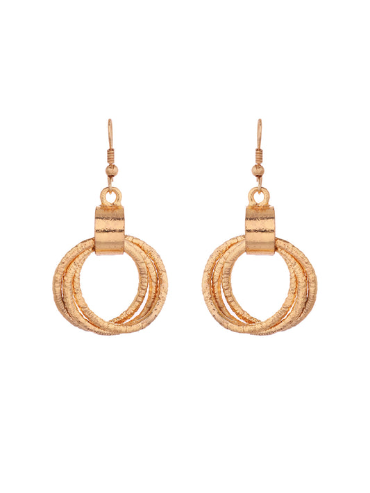 RICHEERA Circular Drop Earrings
