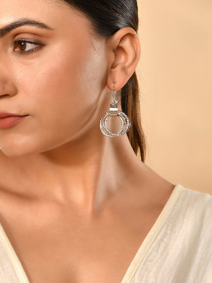 RICHEERA Circular Drop Earrings - Richeera