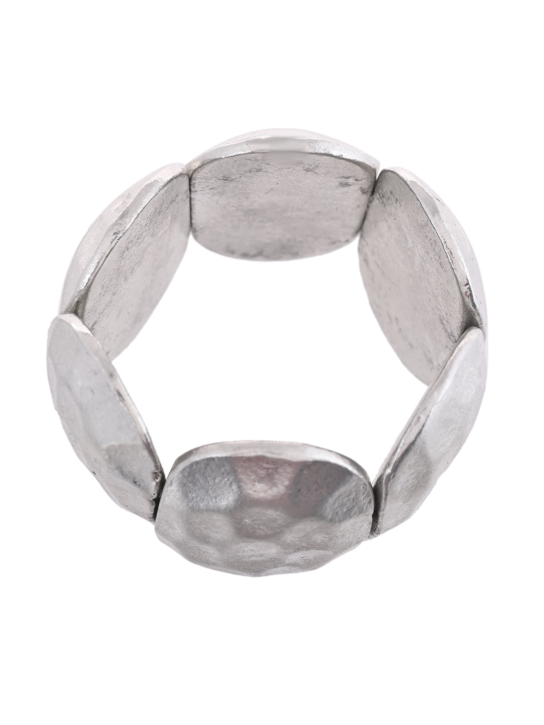 RICHEERA Women Silver-Plated Cuff Bracelet - Richeera