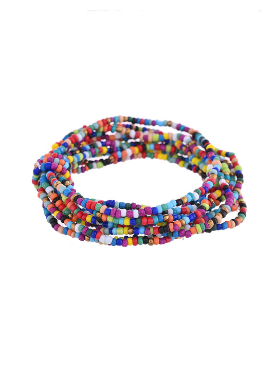 RICHEERA Multistrand Beaded Bracelet - Richeera