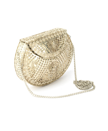 METALLIC PATTERN SLING BAG