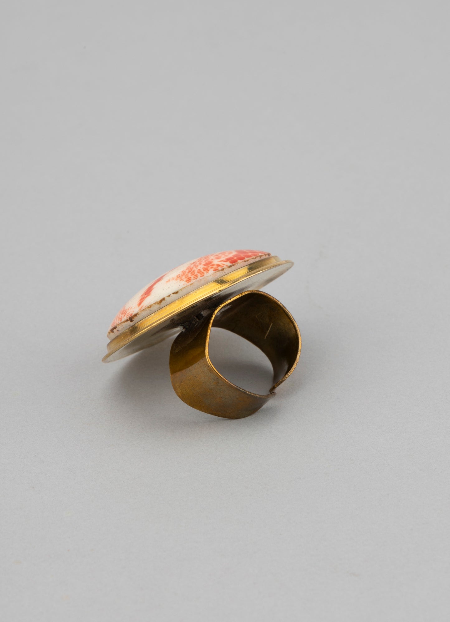 Gold Plated Brass Women Rising Sun Ring