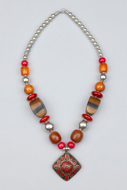 Multicolor Metal Necklace