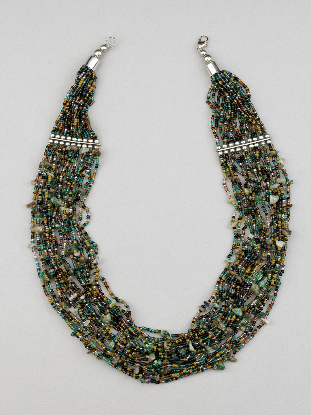 Multi Coloured Beaded Necklace