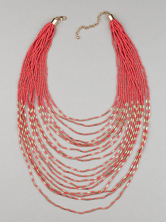 Red And Gold Necklace