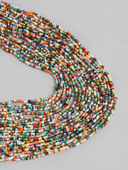 RICHEERA Multicoloured Layered Necklace