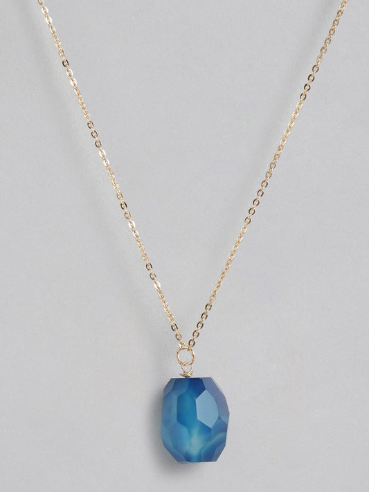 Rose Gold-Plated Blue Chain