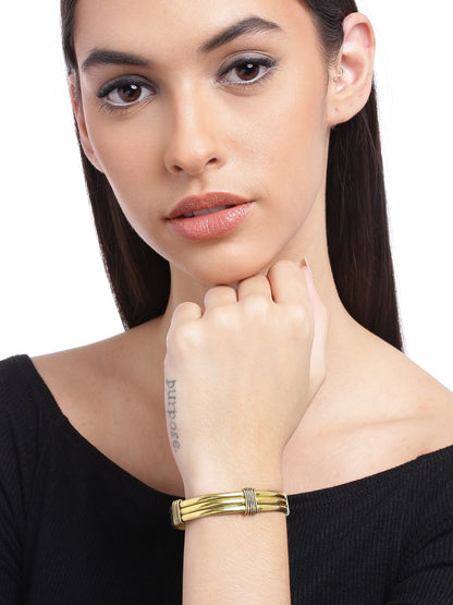 Women Gold-Toned Cuff Bracelet