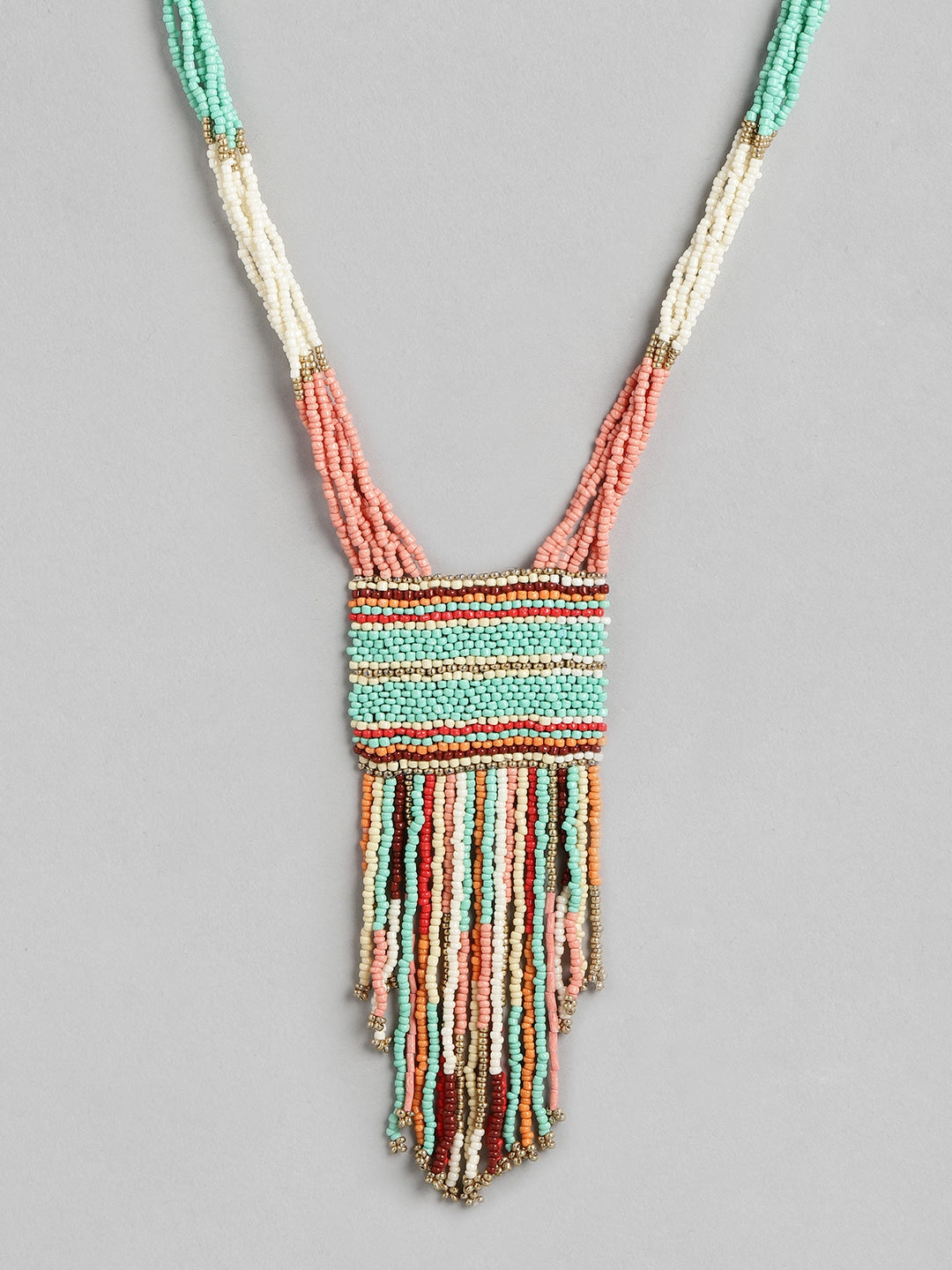 Multicoloured Beaded Necklace