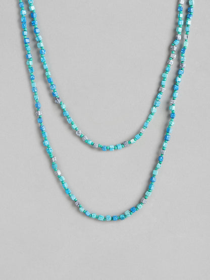 Turquoise Beaded Layered Necklace