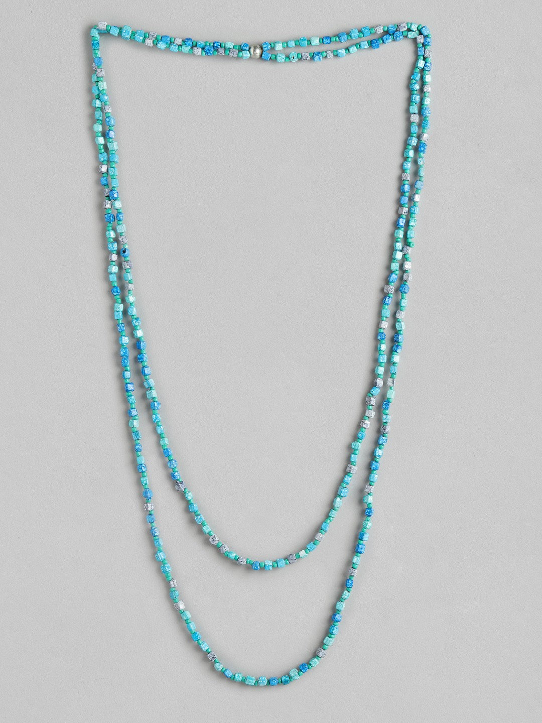 Turquoise Beaded Layered Necklace