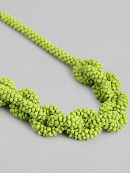 Green Beaded Necklace