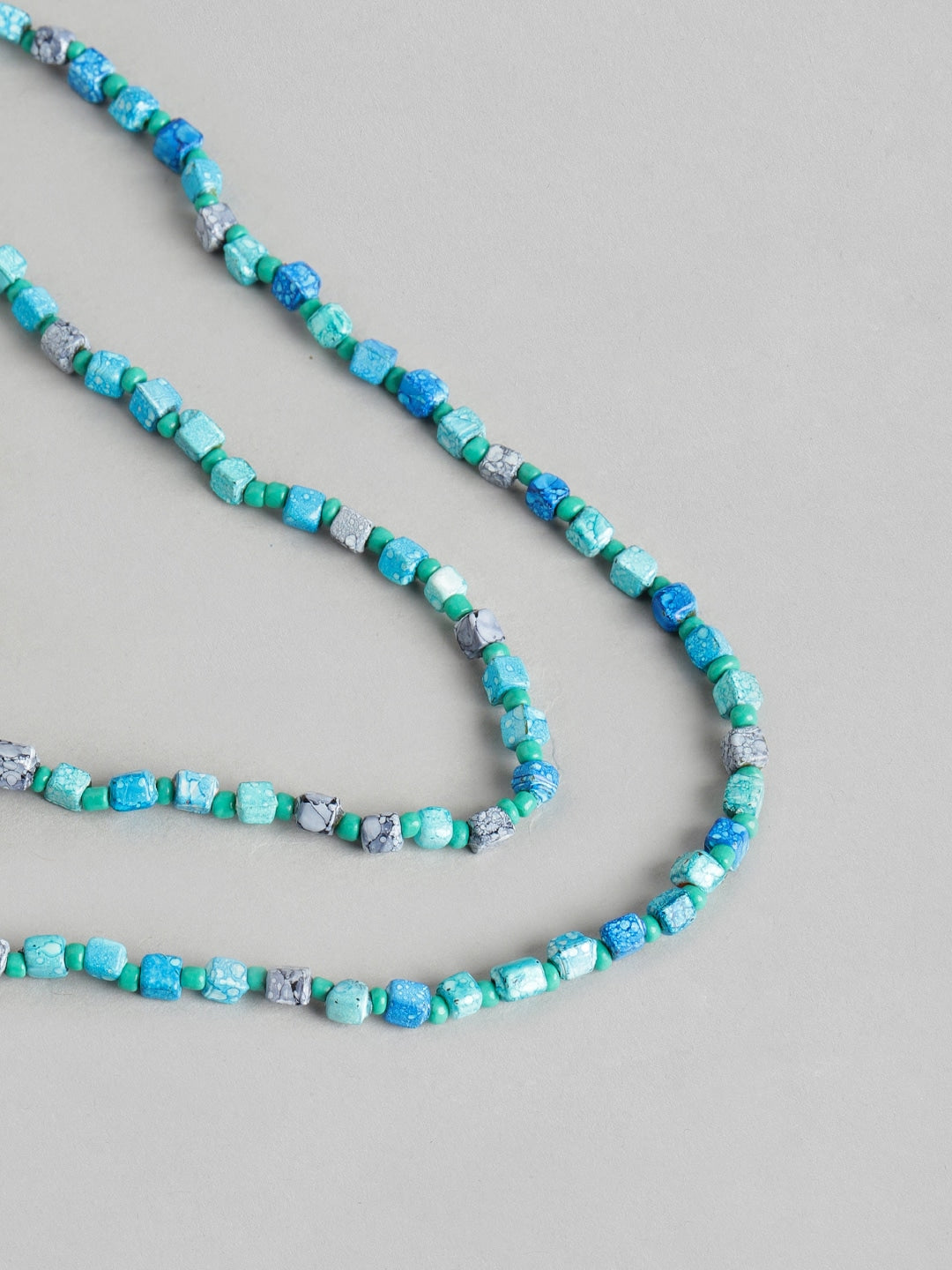 Turquoise Beaded Layered Necklace