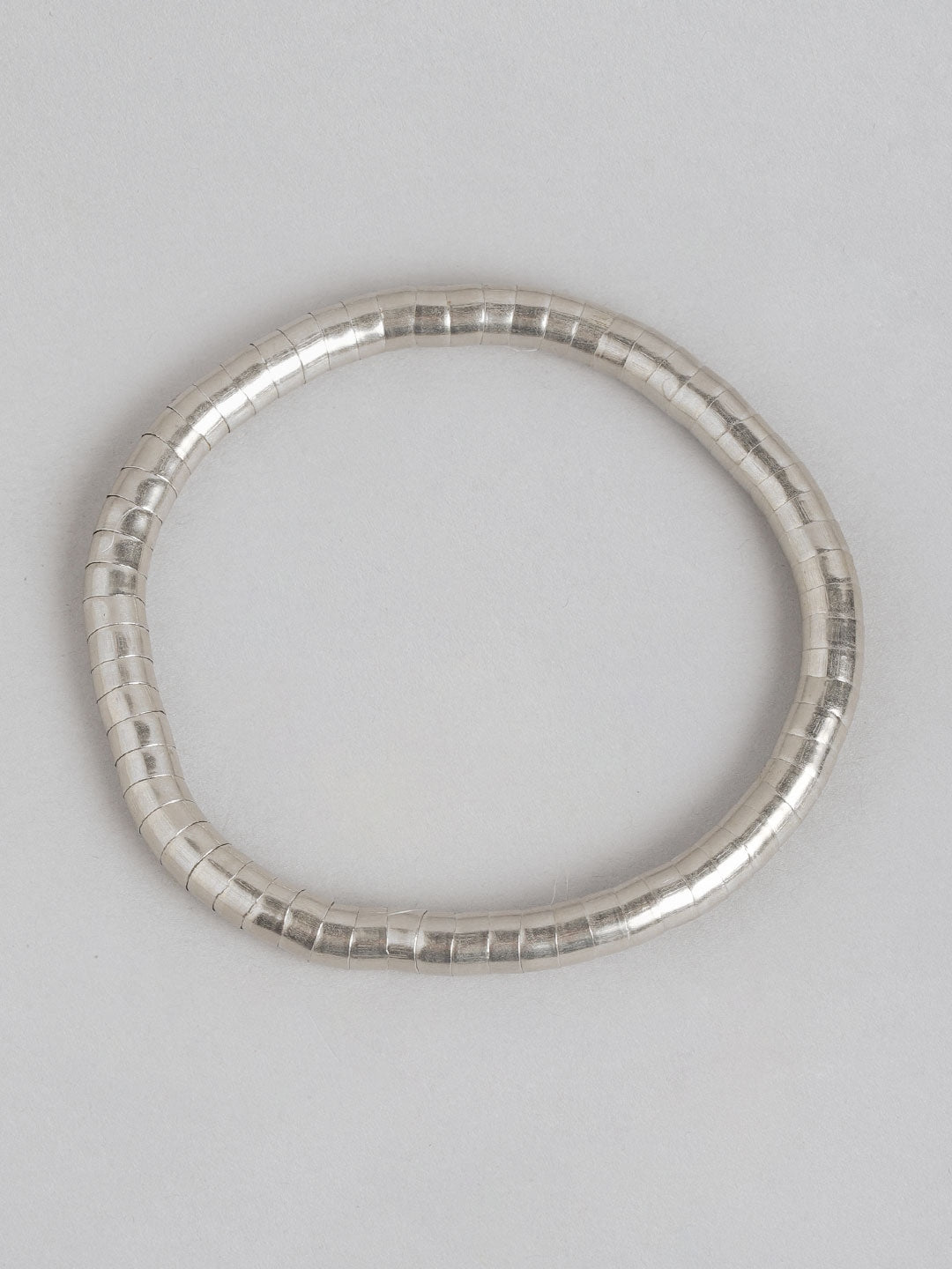 Women Silver-Plated Kada Bracelet
