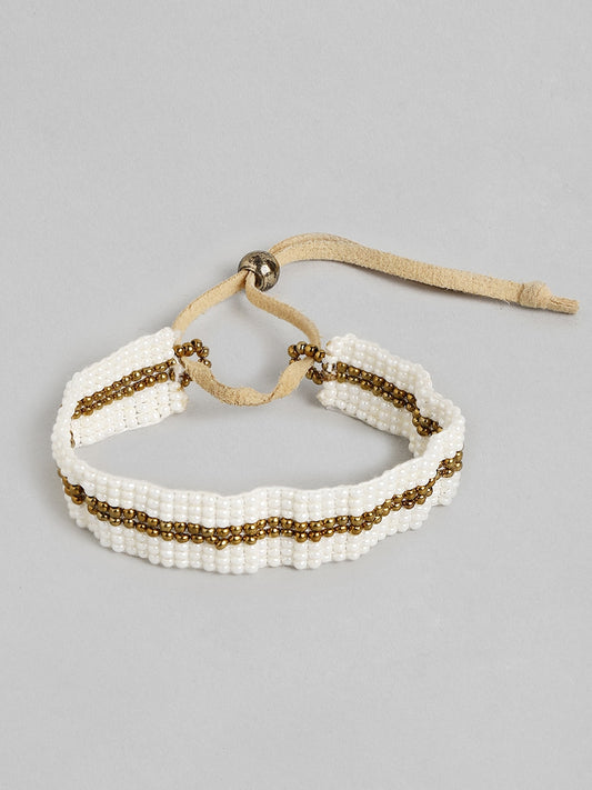 Women Beaded Wraparound Bracelet