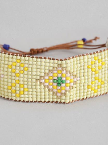 Artificial Beads Multistrand Bracelet