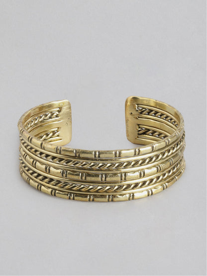 Women Gold-Plated Cuff Bracelet