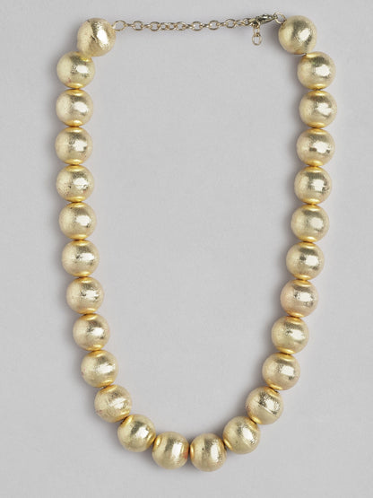 RICHEERA Brass Gold-Plated Necklace