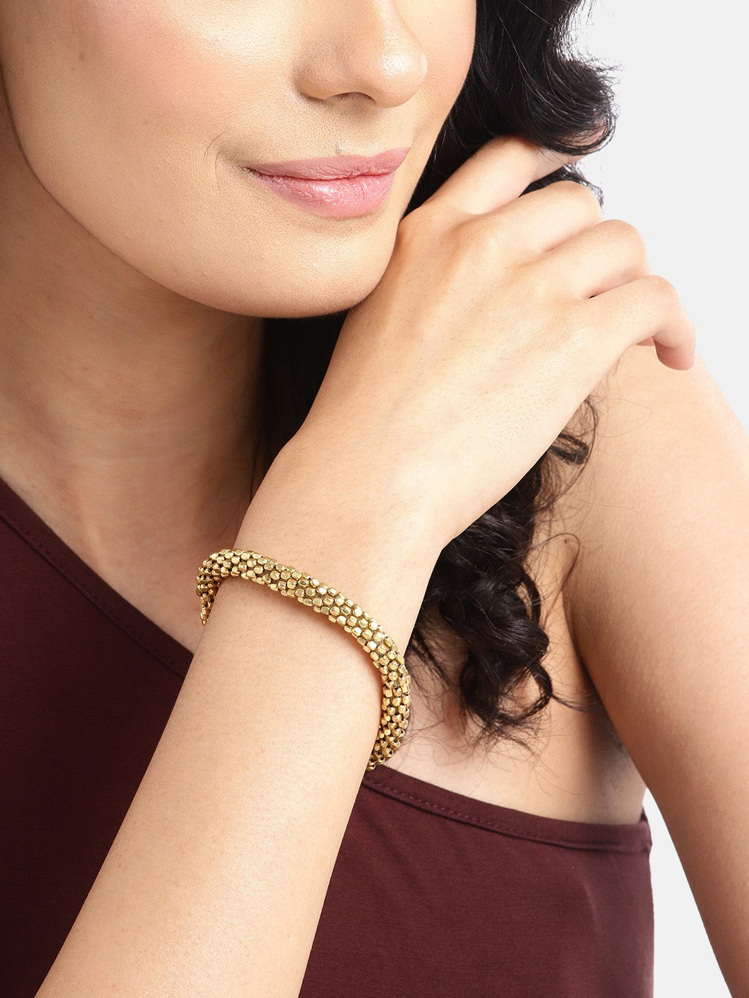 Women Gold-Plated Bracelet