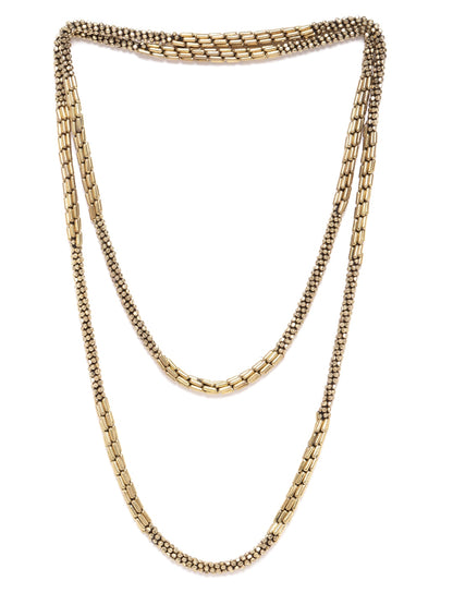 RICHEERA Gold-Plated Layered Necklace