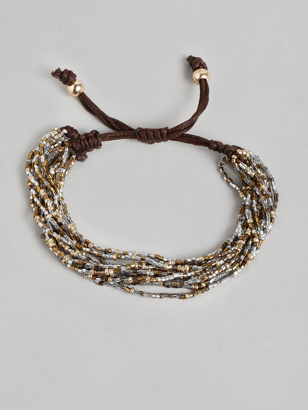 Women Beaded Layered Wraparound Bracelet