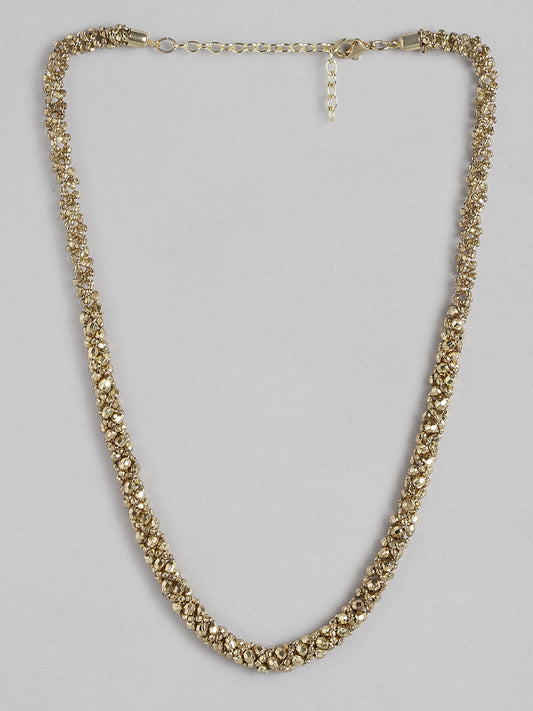 RICHEERA Brass Gold-Plated Necklace