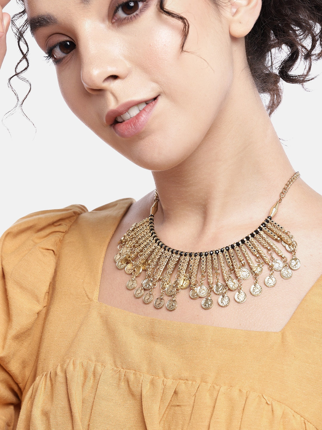 RICHEERA Gold-Toned Gold-Plated Necklace