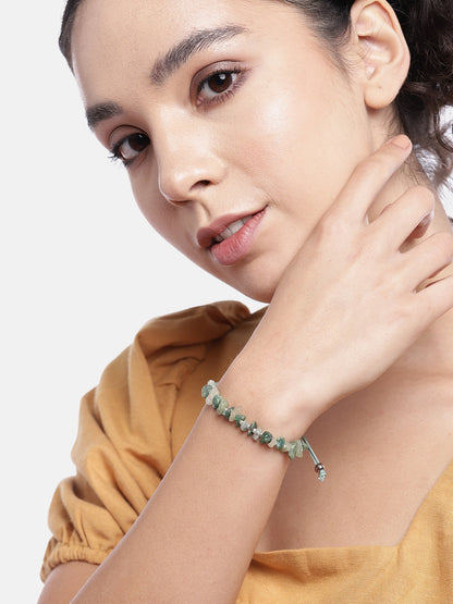 Women Green Armlet Bracelet